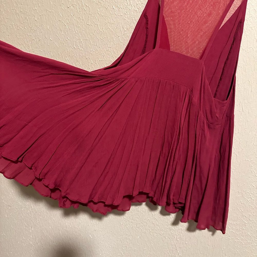 Free People Black Marble Tank‎ Raspberry Size Small - Picture 6 of 9